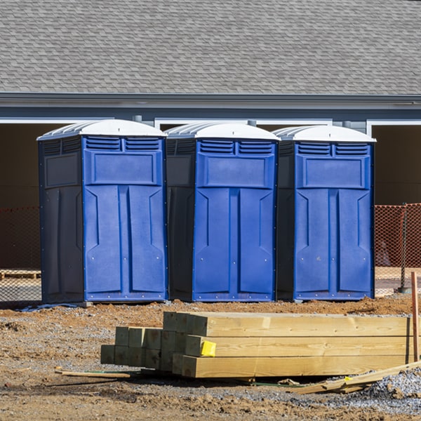 what is the cost difference between standard and deluxe porta potty rentals in Morland